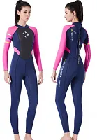 Гидрокостюм женский длинный DIVE&SAIL женский 3 мм Blue Pink 2023