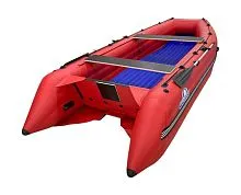 Лодка надувная ПВХ Выдра 330 Jet Lite (транец+фальшборт) (Красный)