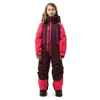 Комбинезон детский утеплённый DRAGONFLY Junior Gravity Purple Brown 2023