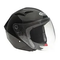 Шлем открытый GSB G-240 Black Glossy 2020 