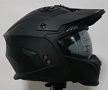 Шлем кроссовый RSX  Samurai 711 Black Matt 2024