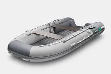 Лодка надувная ПВХ Gladiator E 420S (Светло-темносерый)