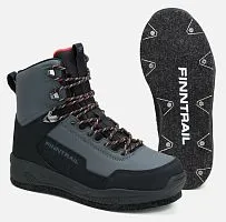 Ботинки FINNTRAIL Wademan DarkGrey 2026 на войлочной подошве 