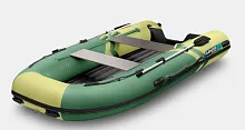 Лодка надувная ПВХ Gladiator E 450S (Зелено-оливковый)