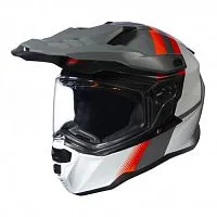 Шлем интеграл GSB XP-22S Grey White Orange 2023