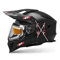 Шлем кроссовый с подогревом 509 Delta R3 Ignite Red Aura 2021 