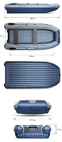 Лодка надувная ПВХ Флагман DK 380 AIR (Пиксель)
