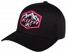 Бейсболка KLIM Glacier Hat Black Knockout Pink 2022 