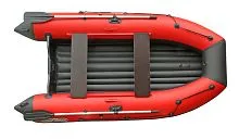 Лодка надувная ПВХ REEF Triton 420НД (Красный + темно-серый)