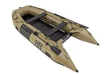 Лодка надувная ПВХ Баджер Heavy Duty 390 AL (Олива)