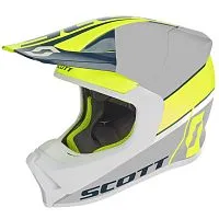 Шлем кроссовый SCOTT 350 EVO Plus Team ECE Deep Blue Yellow 2022 