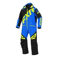Комбинезон подростковый утеплённый FXR CX Blue Black Hi-Vis 2022 