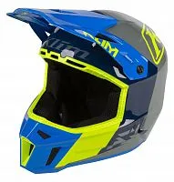 Шлем кроссовый KLIM F3 Blue 2021 