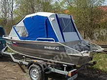 Тент ходовой трансформер Winboat 42M PRO на катер 