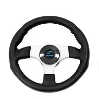 Штурвал NAUTFLEX Premium 340 мм (алюминий + пластик черный)