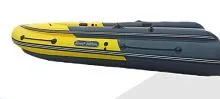Лодка надувная ПВХ REEF Triton 370S-MAX NDFI (Желтый + темно-серый)