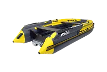 Лодка надувная ПВХ REEF Triton 360FНД (Желтый + темно-серый)