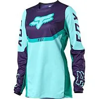Джерси подростковая FOX 180 Voke Youth Girls Jersey Aqua 2021 