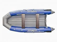 Лодка надувная ПВХ X-River MARK 430 (Темно-Синий-Серый)