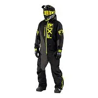 Комбинезон утеплённый FXR Recruit Black Char Hi-Vis 2022 