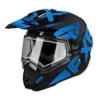 Шлем кроссовый с подогревом FXR Torque X Team Black Blue 2022 