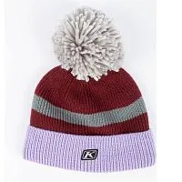 Шапка KLIM Powder Pom Beanie Lavender Heist Cabernet 2024