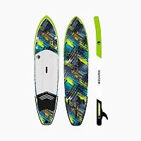 САП борд SUP BOARD IBoard Зеленые штрихи 11'0"
