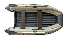 Лодка надувная ПВХ REEF Triton 360НД (Оливковый + темно-серый)