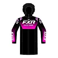 Пальто FXR Warm-up Black Fuchsia 2022 