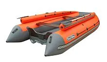 Лодка надувная ПВХ REEF Triton 390FНД (Оранжевый + темно-серый)