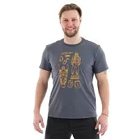 Футболка DRAGONFLY Snow Man Grey 2025