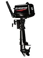 Мотор лодочный подвесной Gladiator 2-х тактный G 5 FH S 