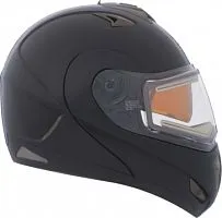 Шлем модуляр с подогревом CKX Tranz Solid Black 2021 