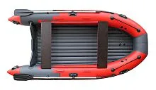 Лодка надувная ПВХ REEF SKAT 370NDFI (Красный + темно-серый)
