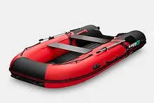 Лодка надувная ПВХ Gladiator E 380S (Красно-черный)