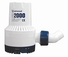 Помпа водооткачивающая трюмная  Attwood Heavy-Duty HD2000 12В 7571л/ч