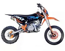 Питбайк Regulmoto SPITFIRE PRO 17/14 140cc Черный/Оранжевый