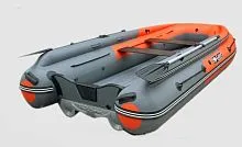Лодка надувная ПВХ REEF Triton 400S-MAX (Оранжевый + темно-серый)
