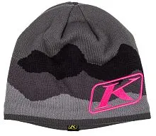 Шапка KLIM Beanie Youth Castlerock Gray - Knockout Pink 2023