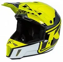 Шлем кроссовый KLIM F3 Disarray Hi-Vis 2021 