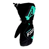Варежки женские FXR Combat Black Mint 2022 